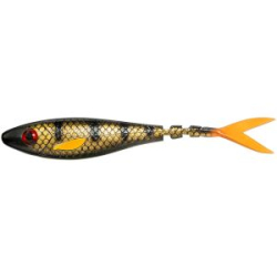 Приманка силиконовая Gator DeadBait 27см (1шт) #BlackPerch UV