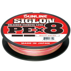 Плетёный шнур Sunline Siglon PEx8 Multicolor 5C 300m #3/50LB