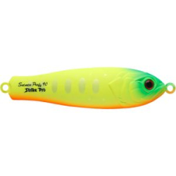 Блесна колеблющаяся Strike Pro Salmon Profy 115, 115 мм, 45 гр, Тройник, цвет: A178S Lemon Mat Tiger (PST-03A#A178S/A178S) (9931318)