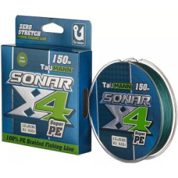 Леска плетёная TauMANN Sonar PE X4 150m Dark Green #5 (0.37mm)