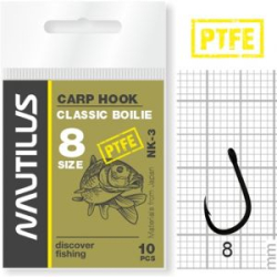 Крючок Nautilus Carp Classic Boilie NK-3PTFE № 8