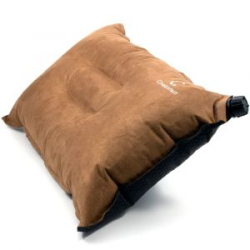 Подушка самонадувающаяся "Следопыт" 46x30x8cм, премиум, цв. коричневый