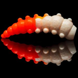 Силиконовая приманка Soorex Pro Major 42mm цв. #301 White/Orange Cheese 6pcs.