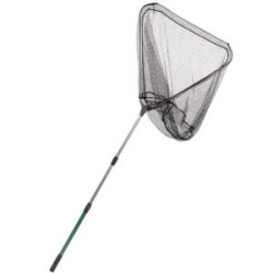 Подсачек телескопический треугольный L=1,9м/d=70см сетка тирилен Helios (HS-PY-023-70)
