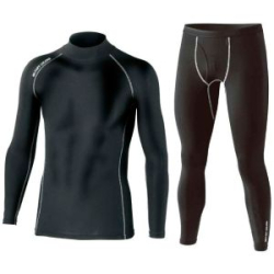 Термобельё комплект Daiichiseiko MC WM Under Shirt-Pants BK L