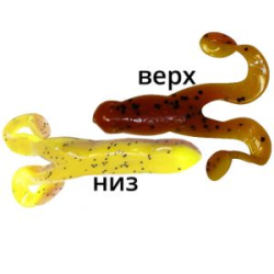 Силиконовая приманка Relax Turbo Frog 4" (10.0 см) (5 шт.) - TF4-L009