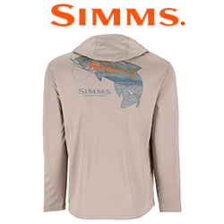 Simms Tech Hoody - Artist Series, Dolomite Trout