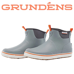 Grundens Deck-Boss Ankle Boot Extra Wide EE, Monument Grey