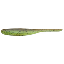 Силиконовая приманка Keitech Shad Impact 5" - #401 Green Pumpkin Chartreuse
