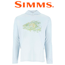 Simms Tech Hoody - Artist Series, Bimini Trout Head