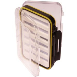 Коробка для мушек Kosadaka TB-S29-CL, 15*10*4.5см, герметичная, двухсторонняя