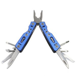 Мультитул (плоскогубцы) "Следопыт", 70х35х15мм, 9 предметов, в чехле (PF-MT-18)