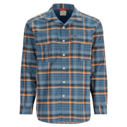 Рубашка Simms Coldweather LS Shirt, Neptune/Sun Glow Ombre Plaid, L