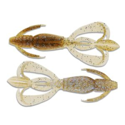 Приманка силиконовая Keitech Crazy Flapper 3.6" #462 Electric Smoke Craw