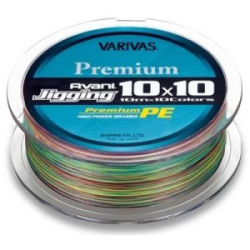 Шнур плетеный Varivas Jigging 10×10 Premium PE X4 300m #4 (56lb)