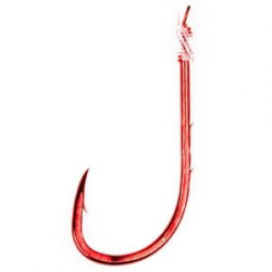 Крючок Gamakatsu Hook BKD-5260R Red Worm 75см №06 d0.22
