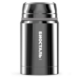 Термос для еды "Биосталь" с широкой горловиной и ложкой, 0,5 л (NTS-500V)