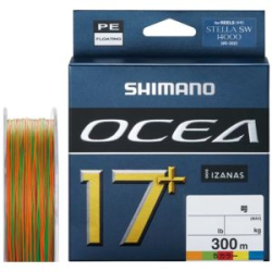Шнур PE Shimano LD-A71Y Ocea 17+ 10m*5Col 300m #6 105LB