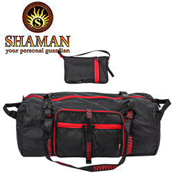 Shaman "Compact" Сумка-баул black/red
