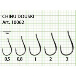 Крючок Fish Season Chinu Douski-Ring №0.8 с ушком, покрытие BN (10 шт)