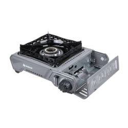 Плита газовая портативная в кейсе, горелка латунная, ветрозащита Nisus (N-MS-2900HCBW)