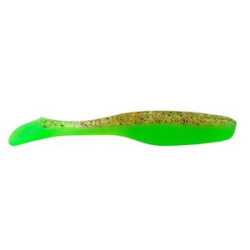 Виброхвост Mottomo Hitman 9см Lime Green 6шт.