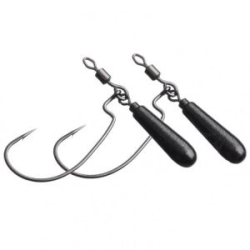 Крючок офсетный с грузилом Decoy Worm 217 № 4 (2,5 гр. 3 шт.)