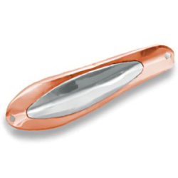 Блесна колеблющаяся Akara Legend Uralka со вставкой 90 мм 30 гр. цвет Cu(Sil)