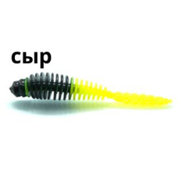 Силиконовая приманка Zombie Joker (Джокер) черный шартрез 02/03