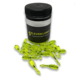 Силиконовые приманки 11Lures Atata цвет Toxic