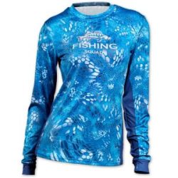 Джерси дышащая женская Veduta Reptile Skin Blue Water UPF50+ р.M