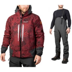 Костюм демисезонный Graff 607-В-4/707-В-1 (Bratex 20000, бордовый камо) размер 2XL/176-182 