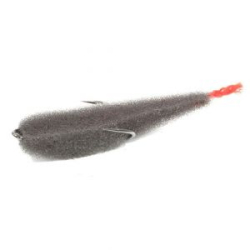 Поролоновая рыбка Lex Zander Fish 7 G (серое тело/красный хвост) ZF7OD-G