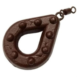 Грузило с вертлюгом Flagman Gripper Brown ВР 140г