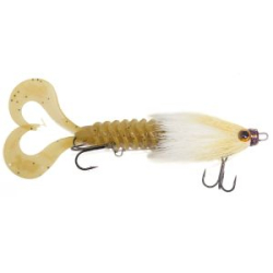 Приманка RSK Fishing MAUS S (диаметр головы 12 mm) 16см 30гр желто-белая голова, хвост горчичный.