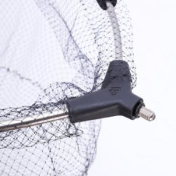 Подсачник спорт Mikado без ручки (50 х 40см, чёрные поплавки, яч.6мм) нейлон (S4-008-5040)