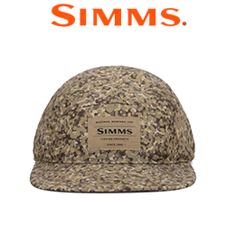 Simms Single Haul Pack Cap, Pebble Stone Camo