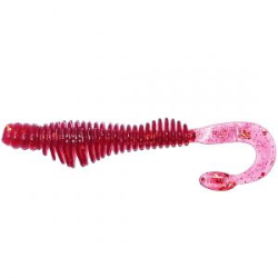 Силиконовая приманка твистер RuBaits Belly Twister - RBBT102Vi11 - Вишня