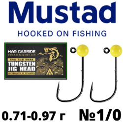Mustad 32891NP-BN #1/0 Fluo Yellow