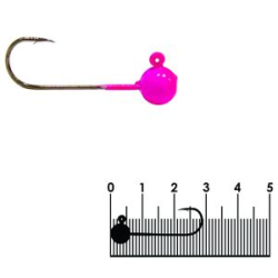 Джиг-головка TroutTheme - 1,0 гр - Розовая №2