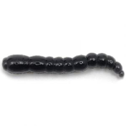 Силиконовая приманка Boroda Baits Kora Buba цвет Чёрный, 12 шт./уп.