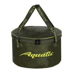 Герметичное ведро Aquatic В-16Х для замешивания корма с крышкой 20л (цвет: хаки)