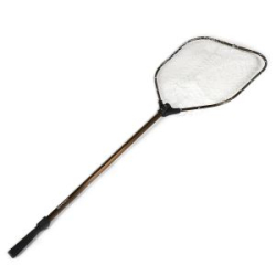 Подсачек складной телескопический Namazu L- 160 см, квадратный складной обод 50см, леска (N-DL50-160)