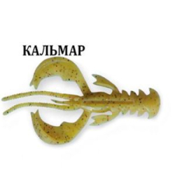 Силиконовая приманка Crazy Fish Nimble 2"  50-50-1-6-F кальмар цв. olive (оливка)