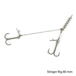 Оснастка стальная Stinger Rig Krakbait 8 см - 0.8 мм