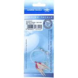 Морская оснастка Mikado Fish Skin Rig / Holo #01, крючки №4 (Арт.LS-A700-01)