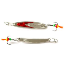 Блесна вертикальная EcoPro "Судачья" 65мм 12гр. красный флекс цвет S