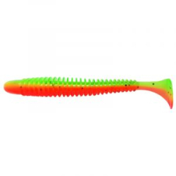 Силиконовая приманка Pike Hunter Ribbed Worm 4.6" 11.7 см. #021 Arbuz (4 шт)