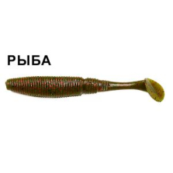 Силиконовая приманка Higashi Hellish 75мм цв. B060/F