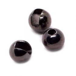 Груз-головка вольфрам бусинка с прорезью Kosadaka Black Nickel 0.25 гр (6шт) TJB-RBN-0.25